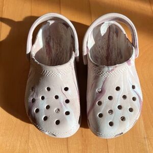 Kids Marble Crocs